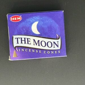Hem The Moon Incense Cones in Purple Box